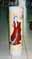 22222675: Vase droit géant décoré d'une femme et de bambou